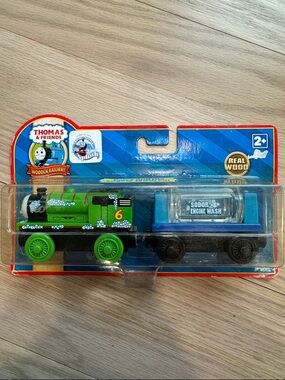 Thomas & Friends Percy Engine with Blue Wash Car
